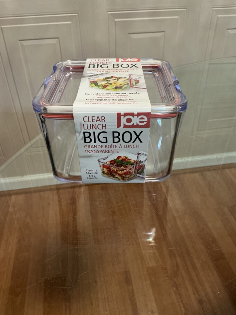 Brand New Joie Clear ,lunch  Box, Lunch Storage, Easy Meal on the Go